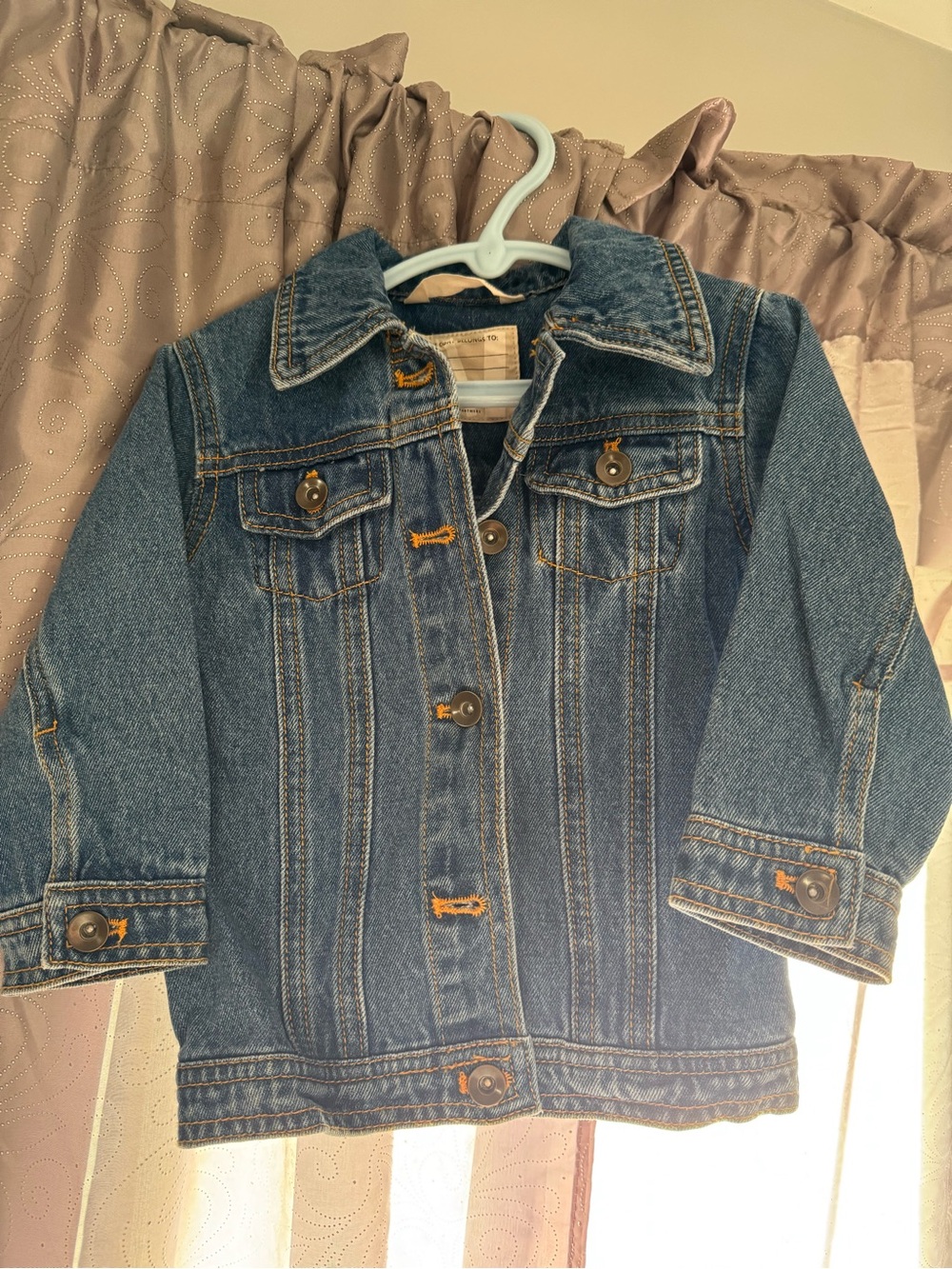 Children's Classic Denim Jacket in Medium Blue
